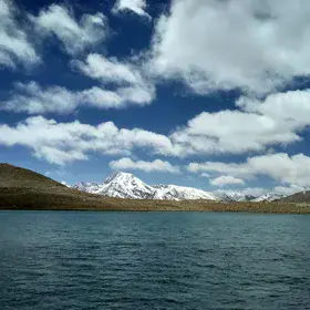 Water beyond the clouds.