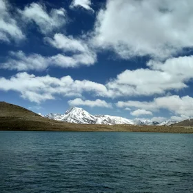 Water beyond the clouds.
