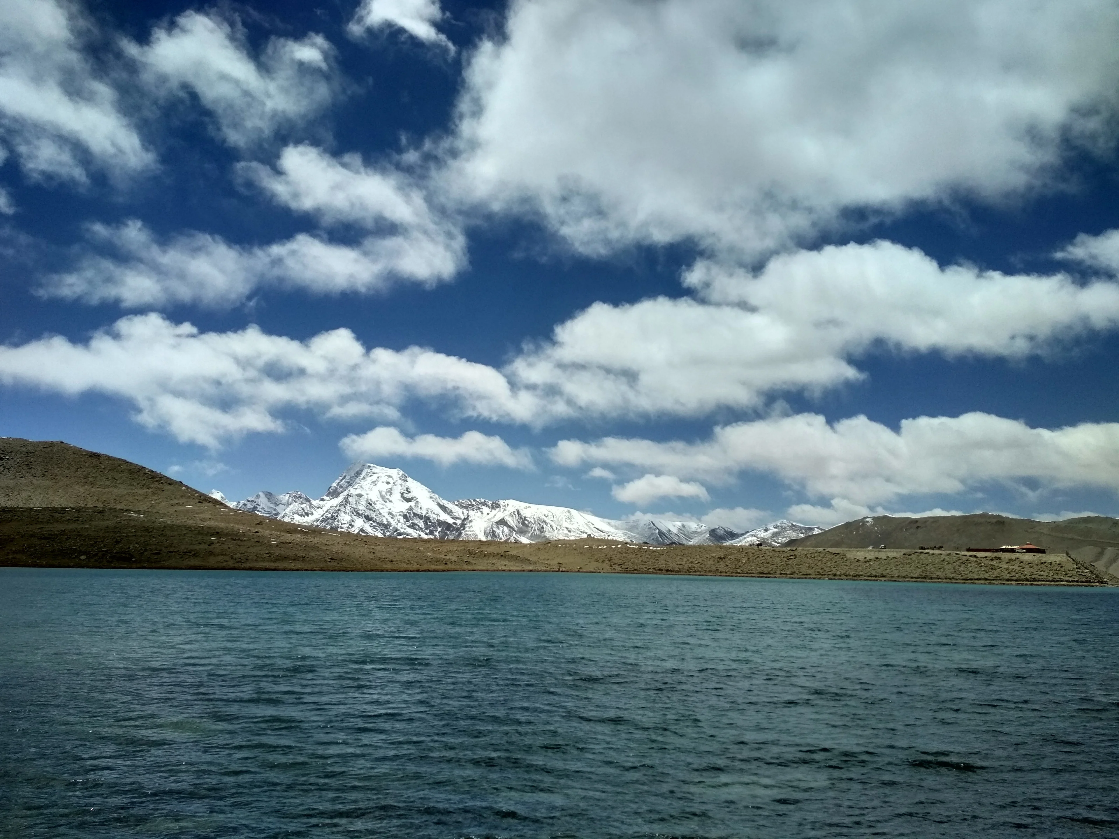 Water beyond the clouds.