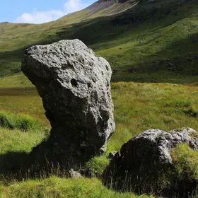 Glacially transported boulders, Glen More