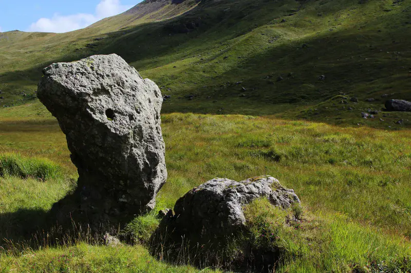 Glacially transported boulders, Glen More