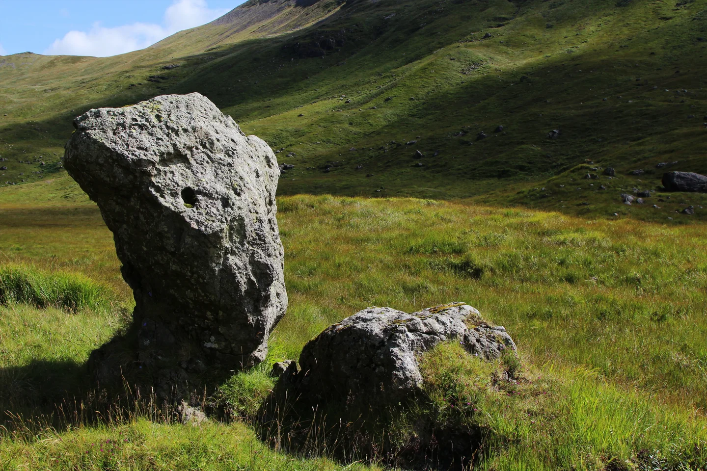Glacially transported boulders, Glen More