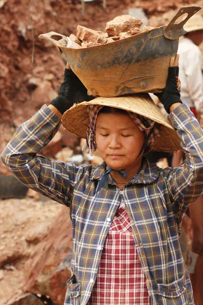 Gold mining on the Shan Plateau, Myanmar