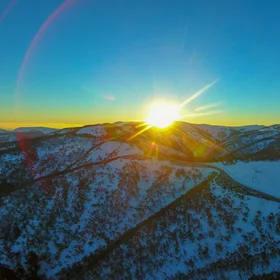 Sunset at Mount Hotham, Victoria