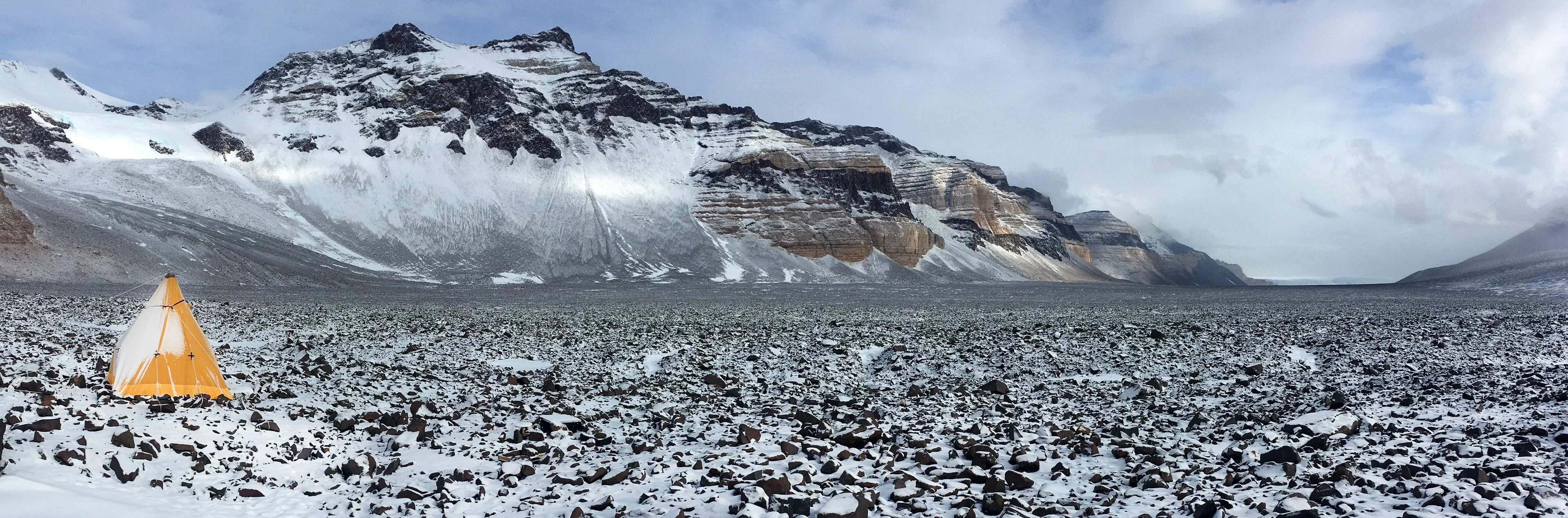 A Snow Day at Camp, Beacon Valley, Antarctica