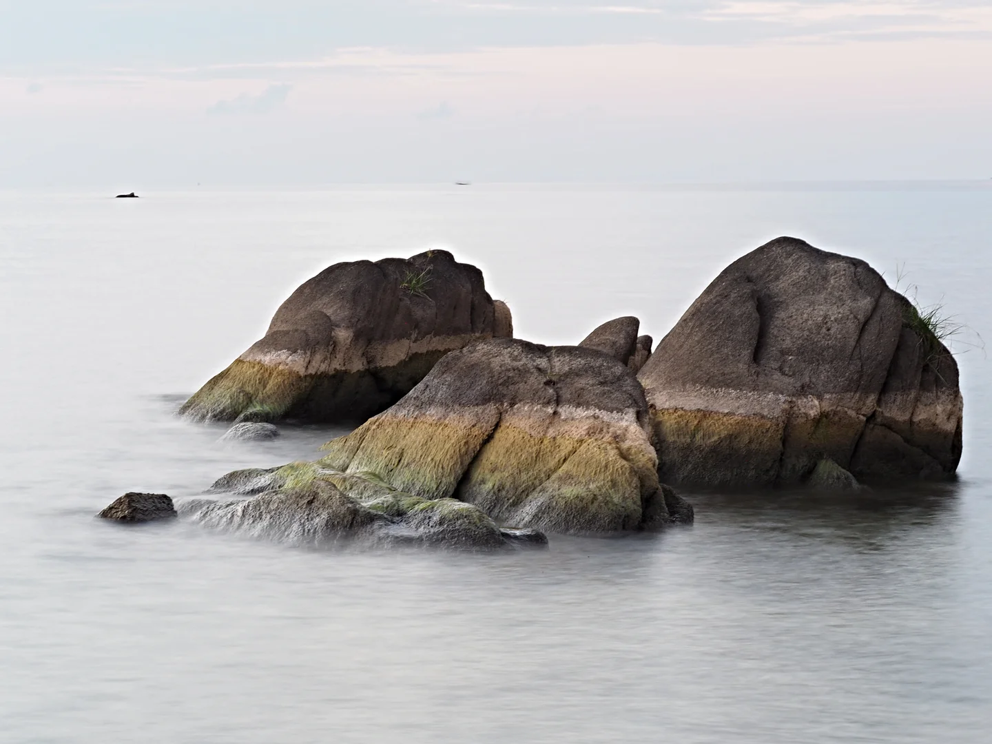 Lake Malawi Rocks Showing Lake Level Drop