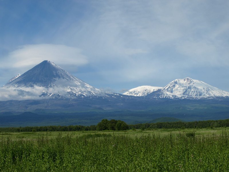 The beauty and grandeur of the Klyuchevskaya Sopka