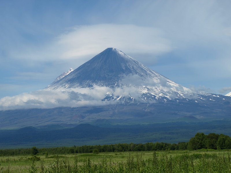 The greatness of the volcano