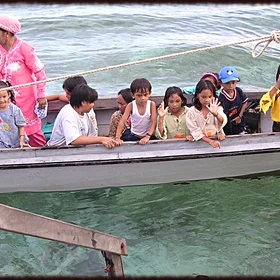 Derawan island departure