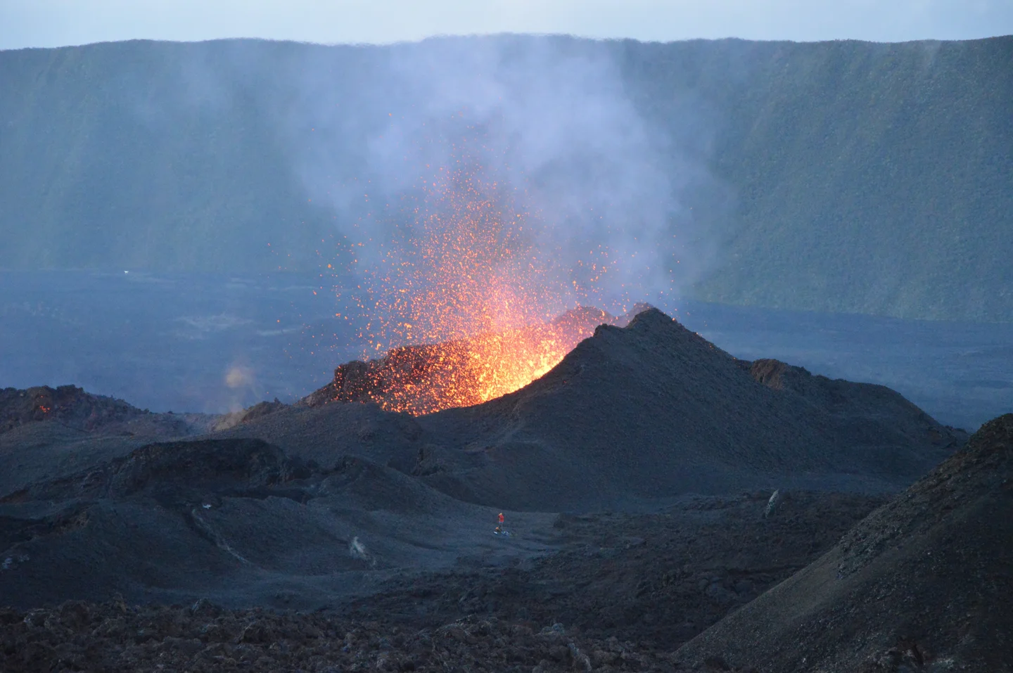 Sunrise at Piton de la Fournaise