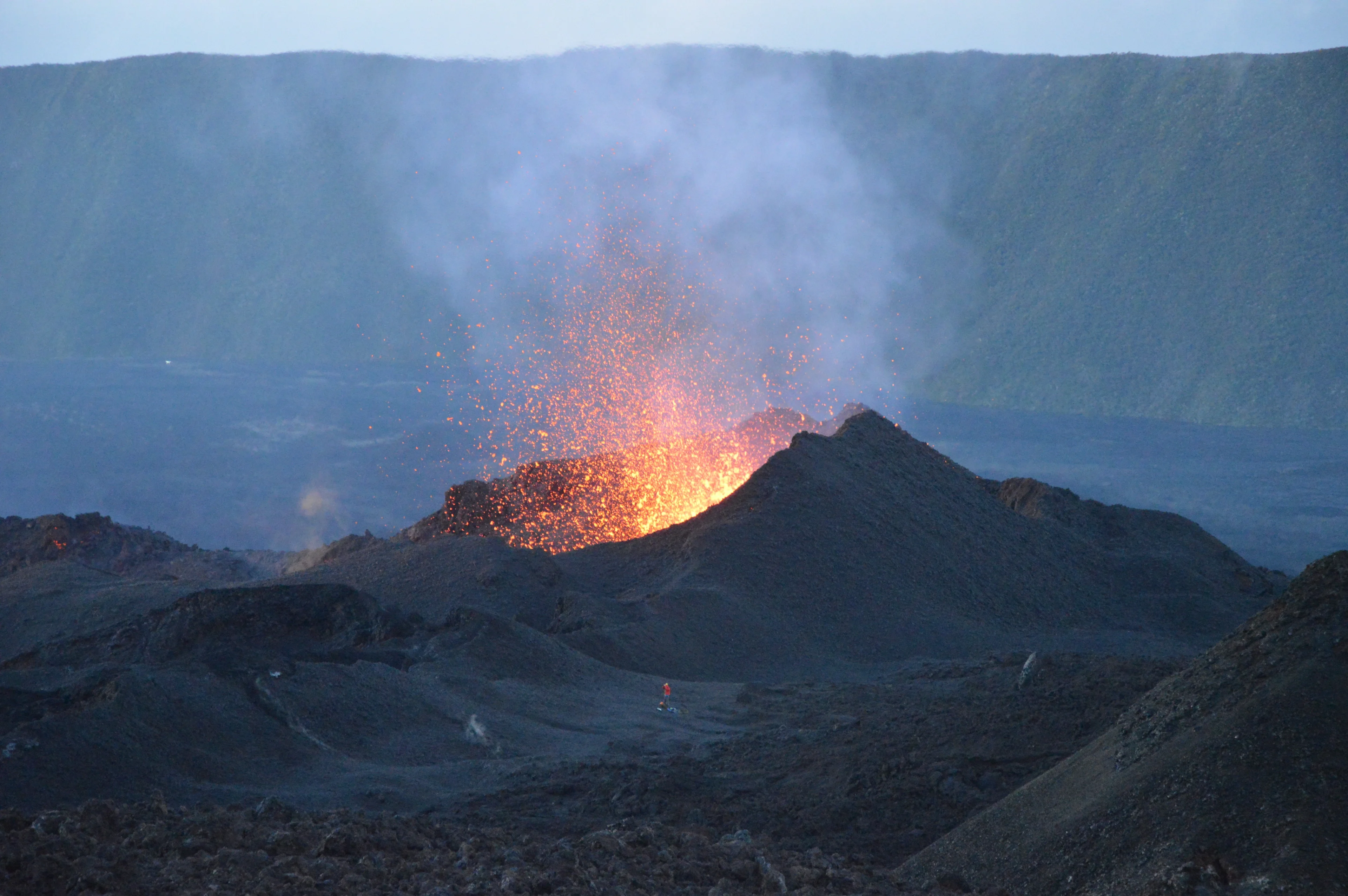Sunrise at Piton de la Fournaise