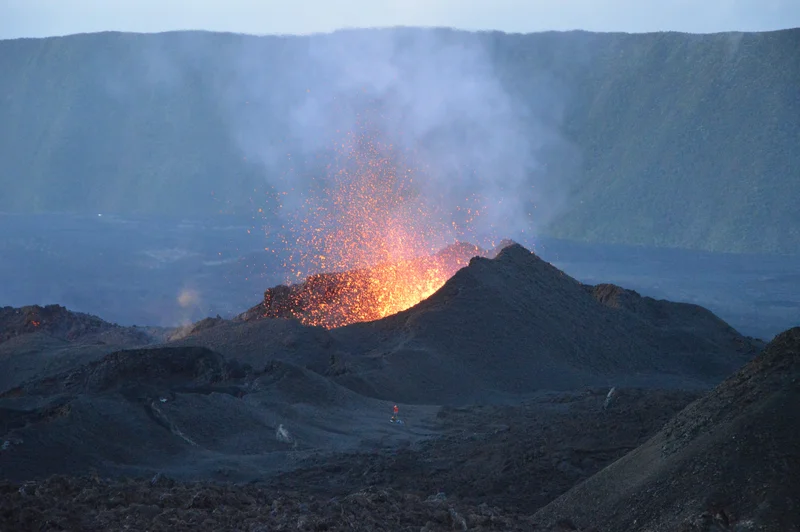 Sunrise at Piton de la Fournaise