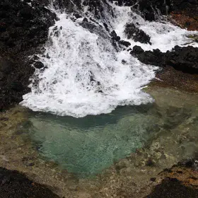 Broken sea water heart