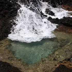 Broken sea water heart