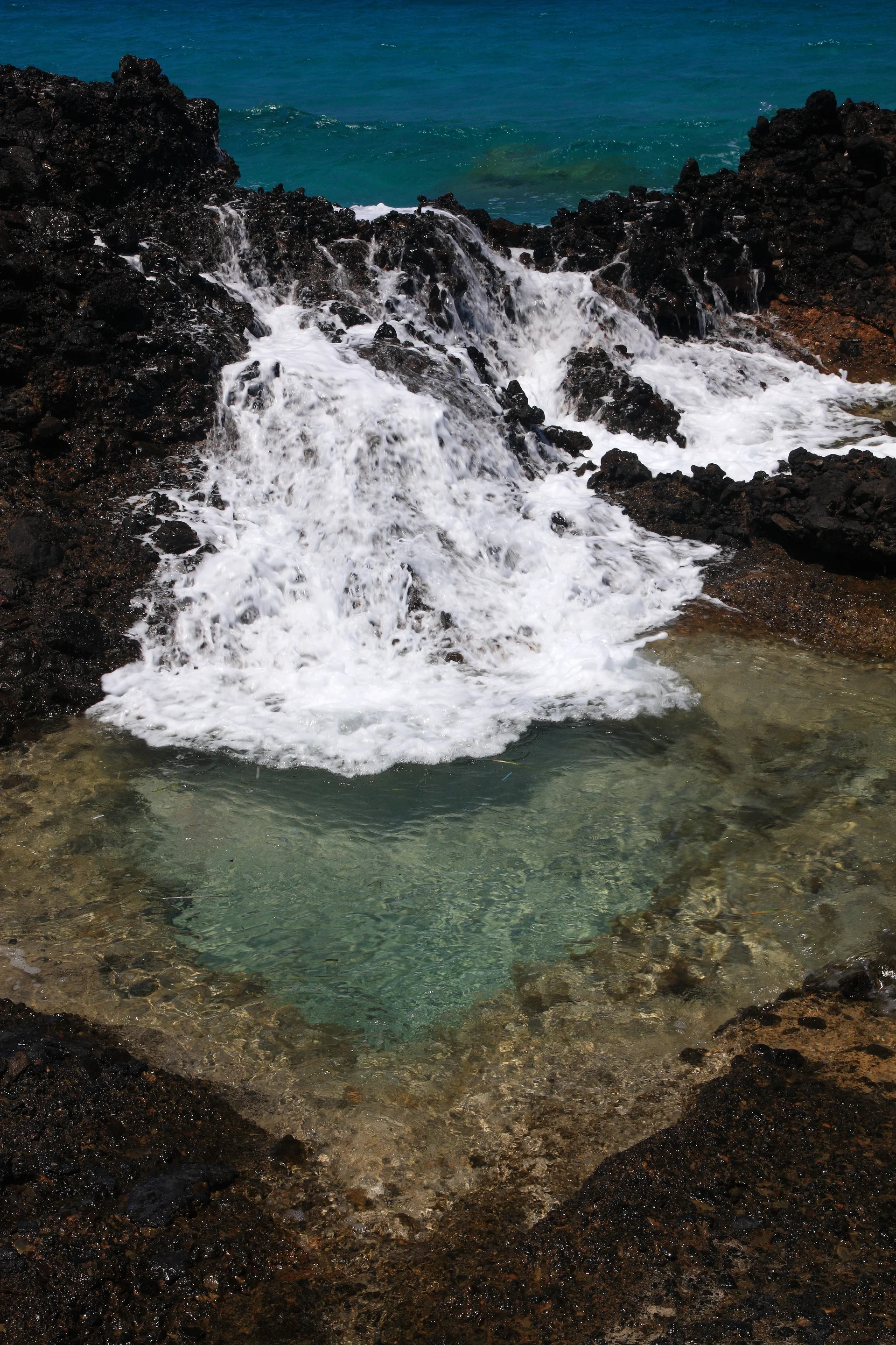 Broken sea water heart