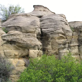 Writing On Stone Provincial Park, Southern Alberta.