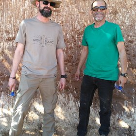 Soil scientists in action: Arturo and Pepe Plutonio