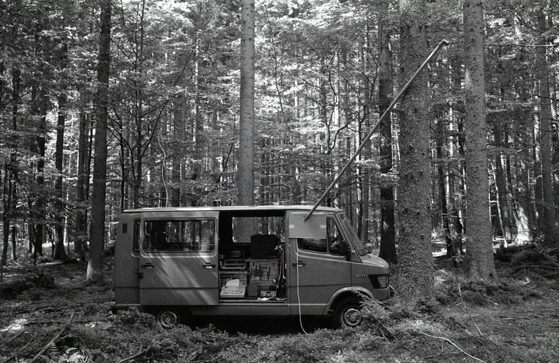 Measurements in the Bavarian forest in 1988