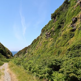 View down Glen Maye, Isle of Man