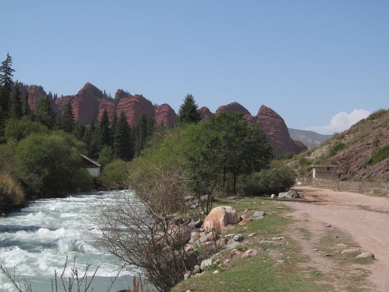 Jeti-Ögüz Rocks in Kyrgyzstan
