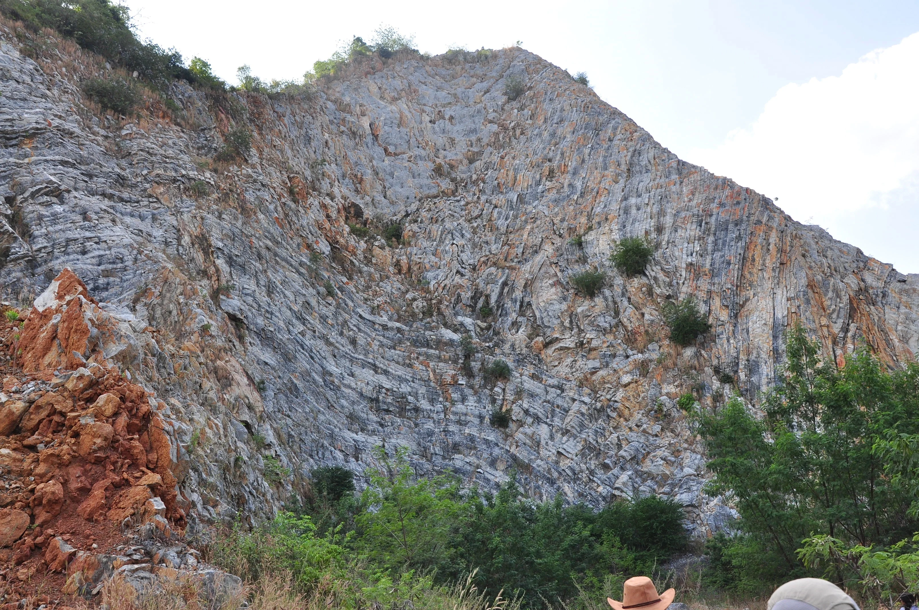 Complex structural geology of Thailand