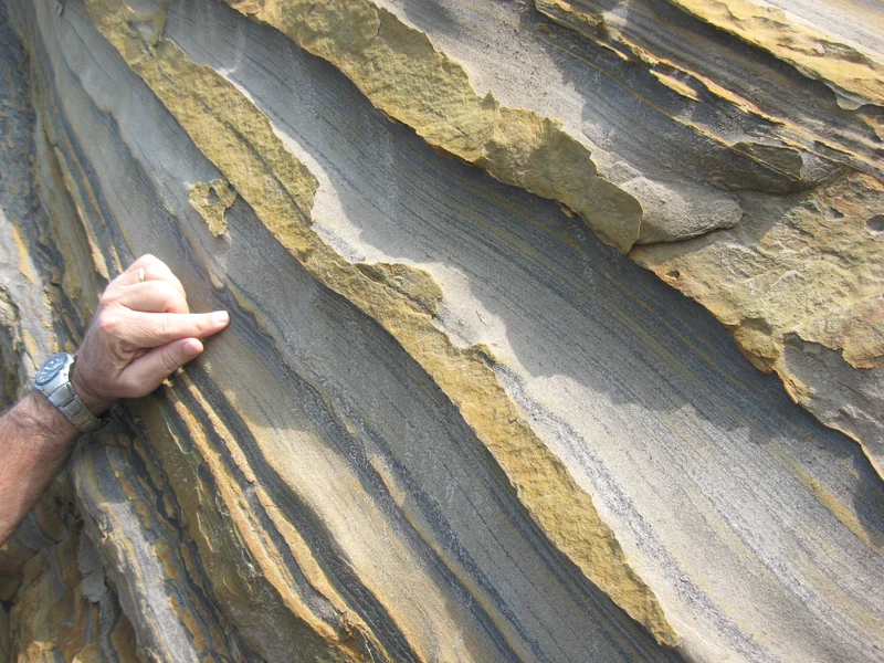 Past river deposits.