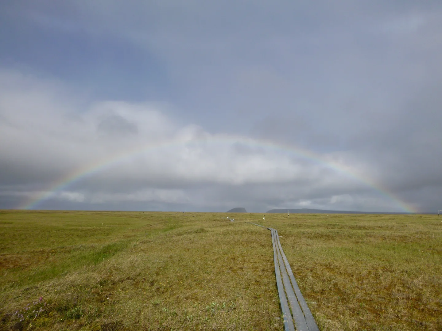 Arctic Rainbow in the Lena River Delta