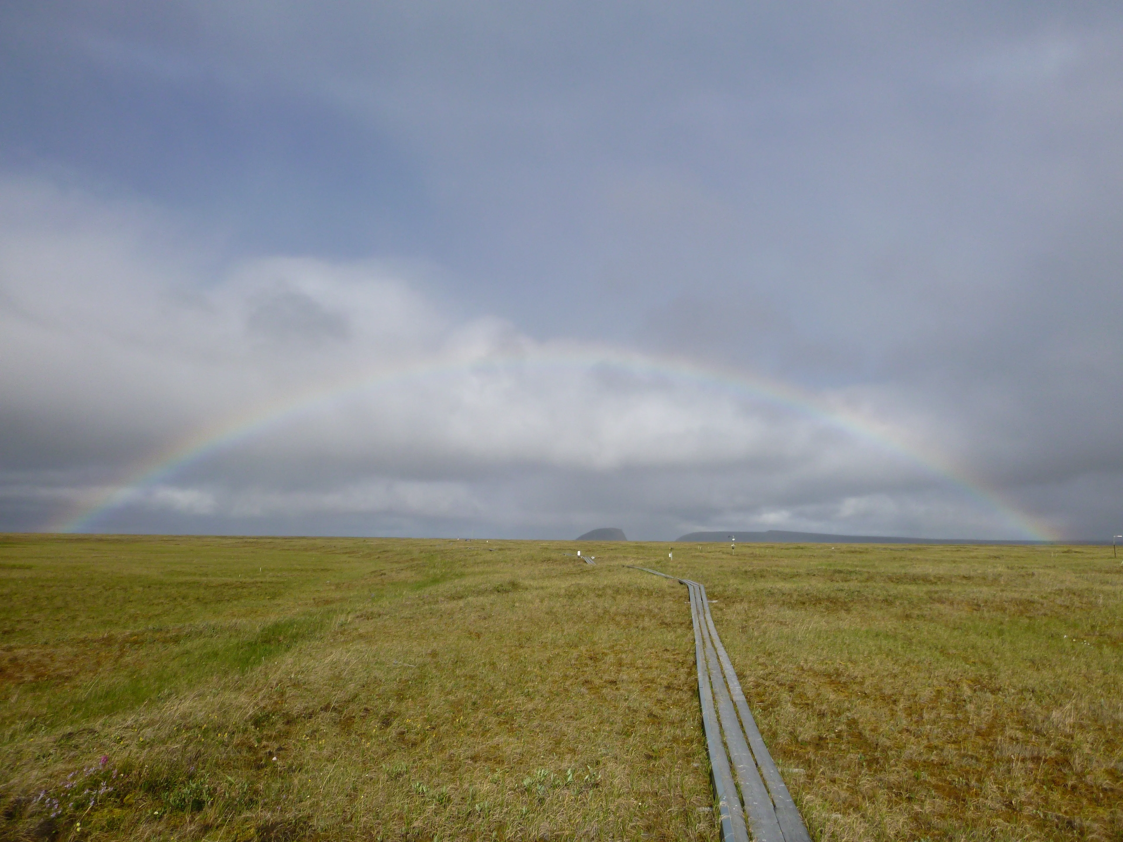Arctic Rainbow in the Lena River Delta