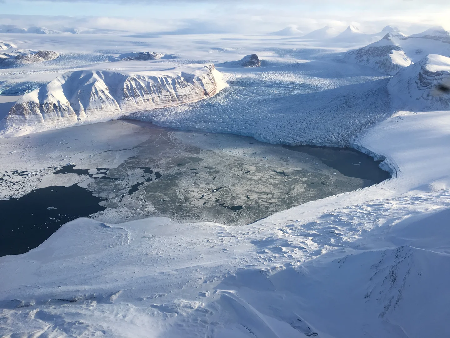 Konsfjorden and Kronebreen glacier