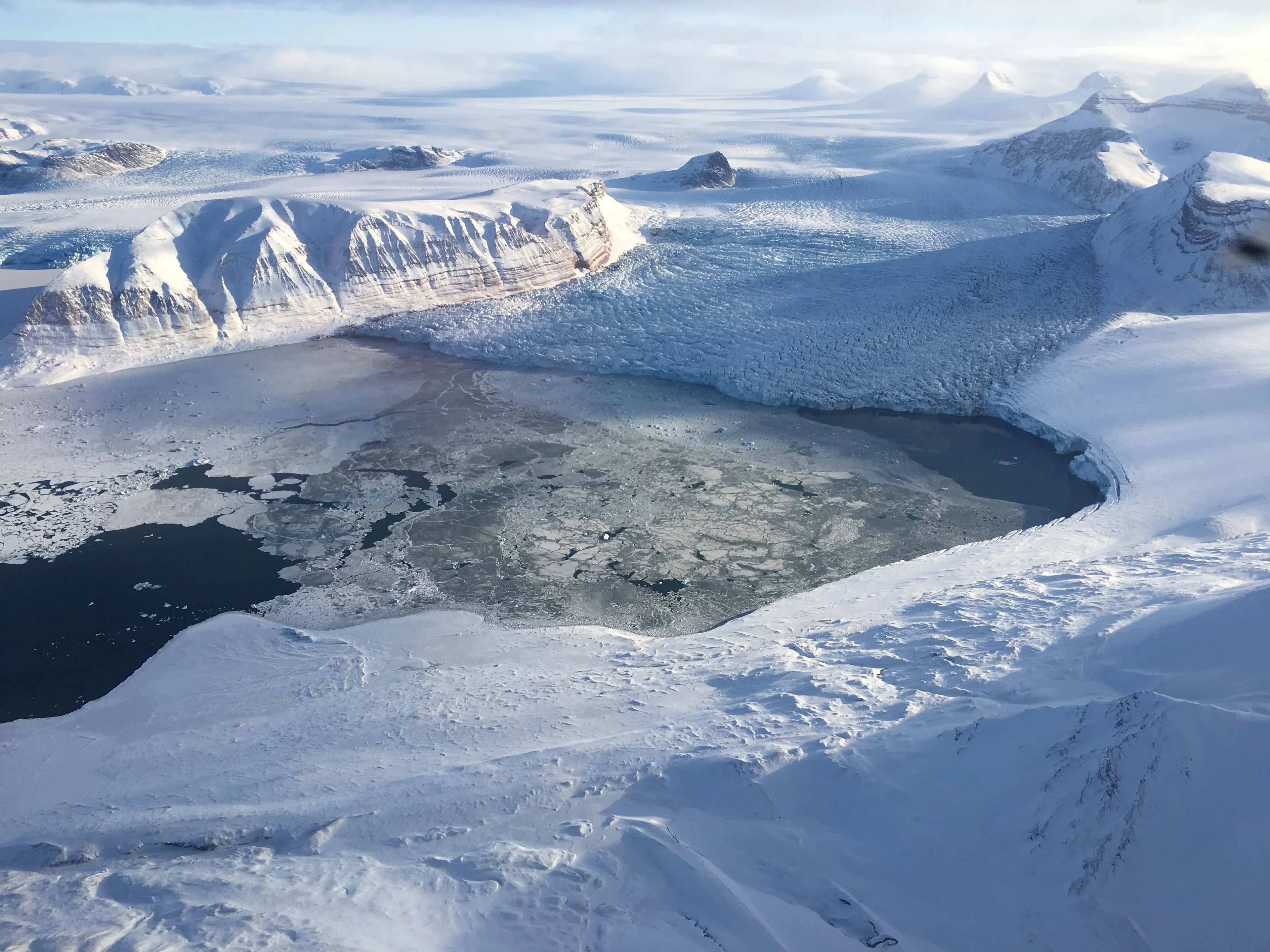 Konsfjorden and Kronebreen glacier