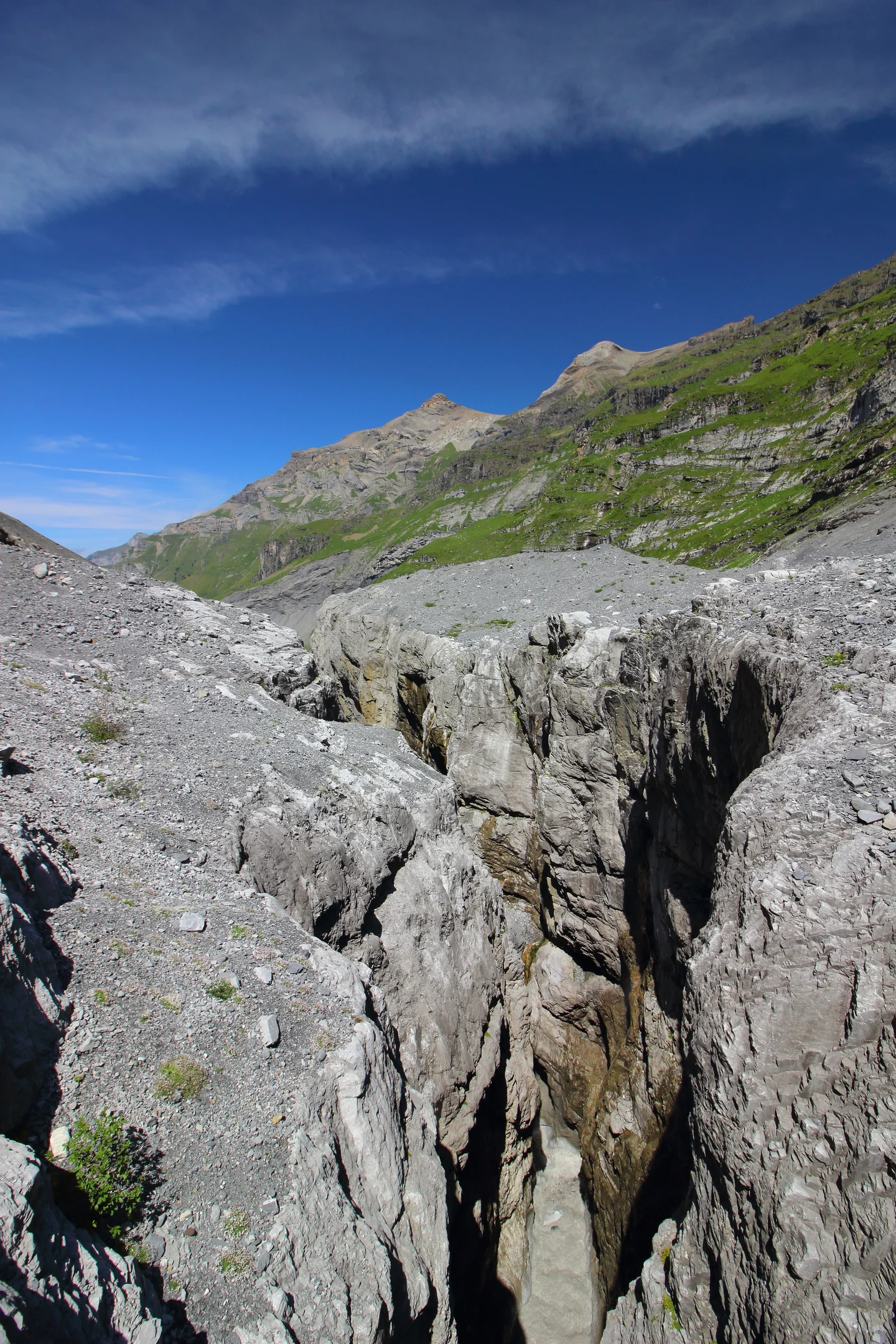 Melting Gspaltenhorn Glacier