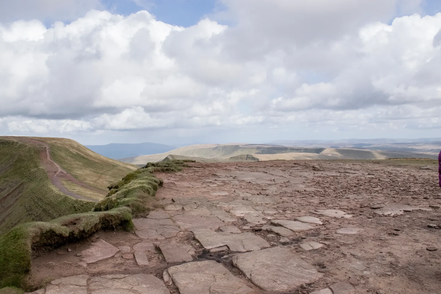 On top of Corn Du, Brecon Beacons