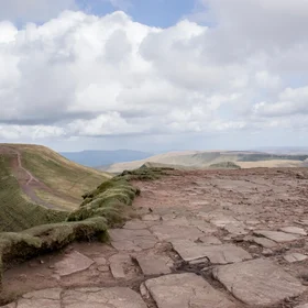 On top of Corn Du, Brecon Beacons