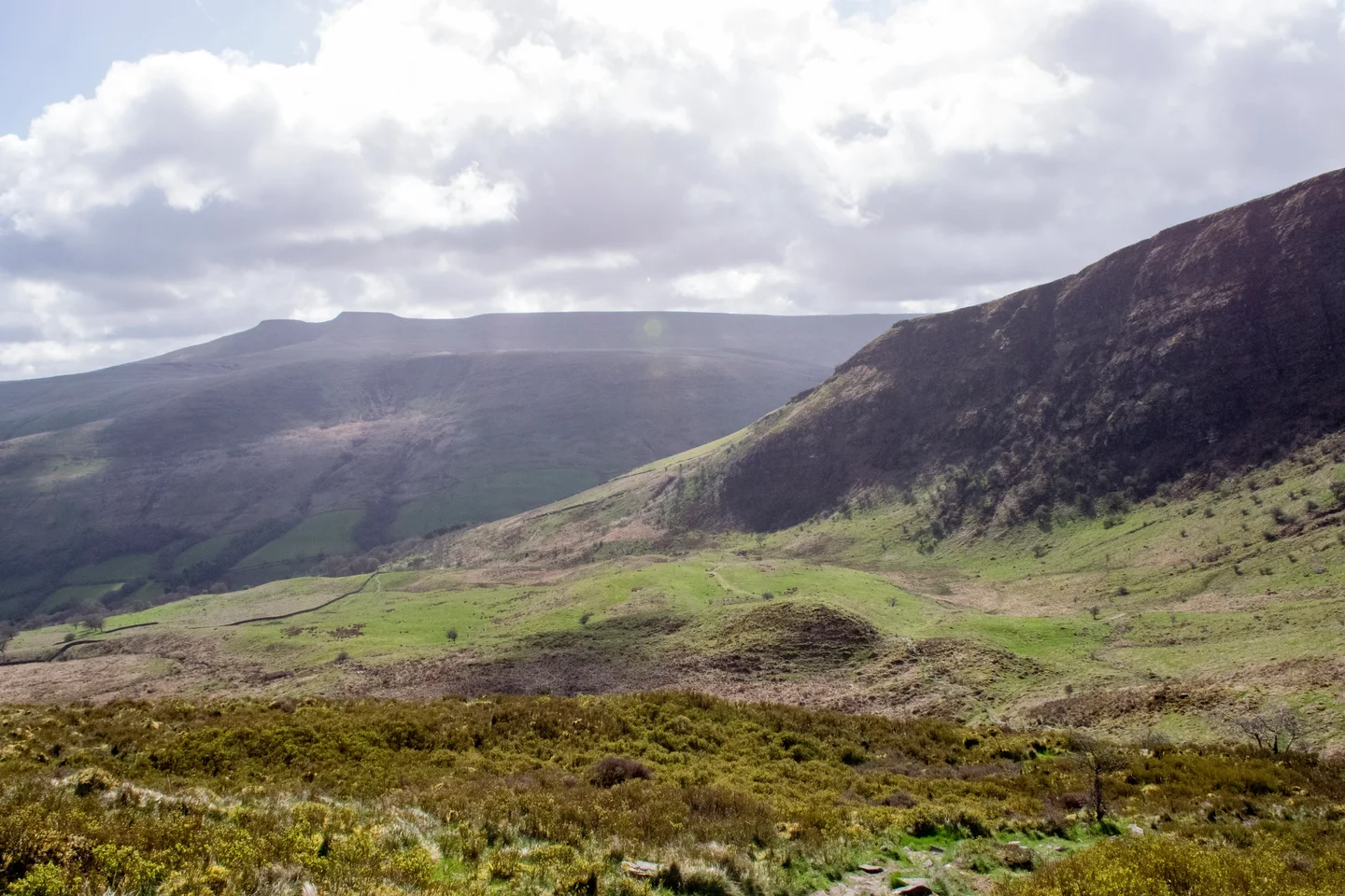 Looking towards Corn Du and Pen y Fan