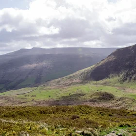 Looking towards Corn Du and Pen y Fan