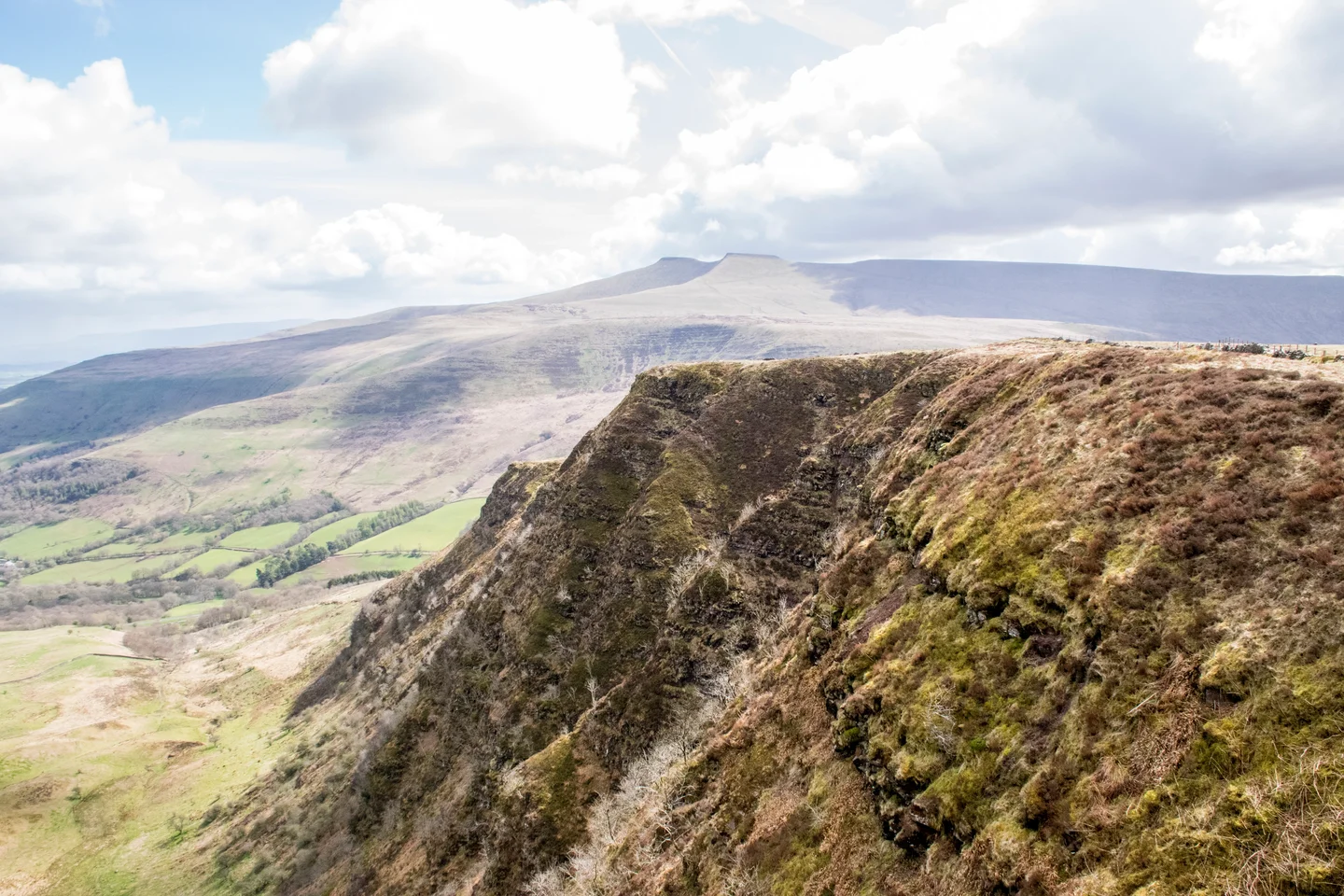 Looking towards Corn Du and Pen y Fan