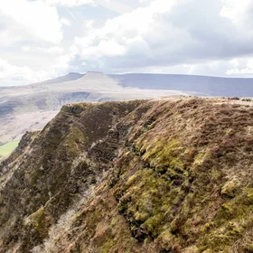 Looking towards Corn Du and Pen y Fan