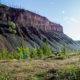 Field camp in Prohibition Creek