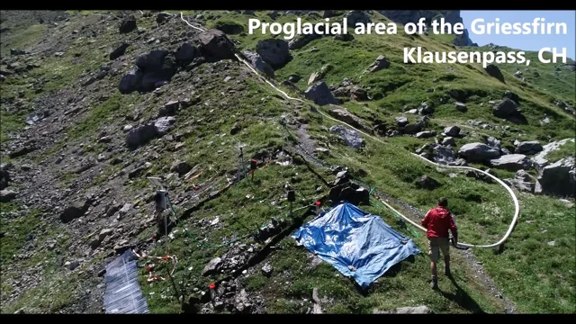 Artificial rainfall experiment in the Swiss Alps