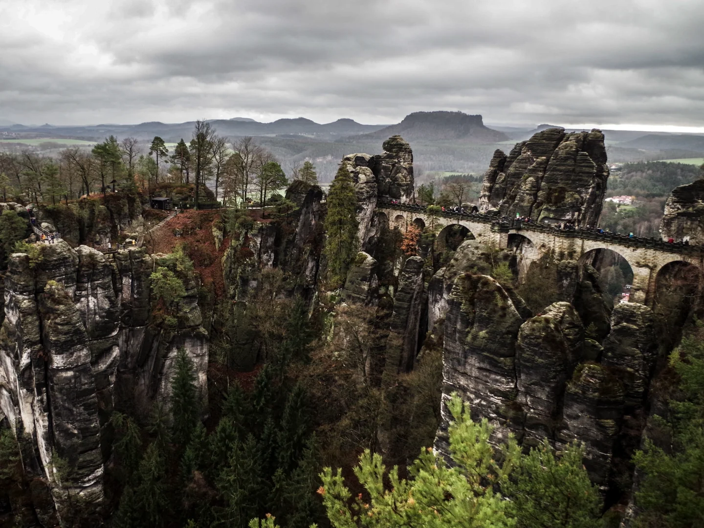 Elbe Sandstone Mountains, Saxony Germany