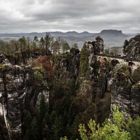 Elbe Sandstone Mountains, Saxony Germany