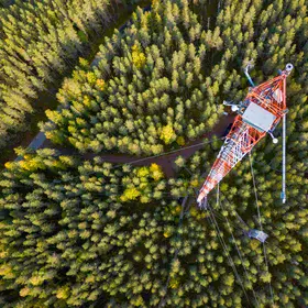 Flux tower in Finland