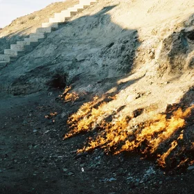 Azerbaijjan, Yanardag gas seepage