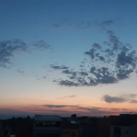 Sunset in a village called Quatretonda
