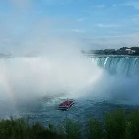 A view to the waterfall after the storm...