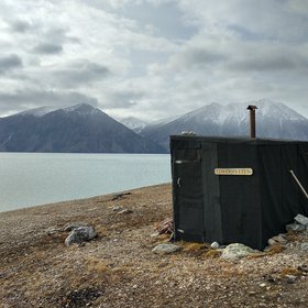 Trapping hut "Fiskerhytten" in Young Sound, NE Greenland