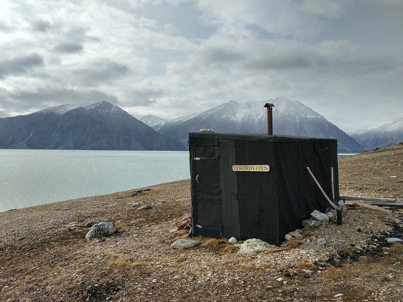 Trapping hut "Fiskerhytten" in Young Sound, NE Greenland
