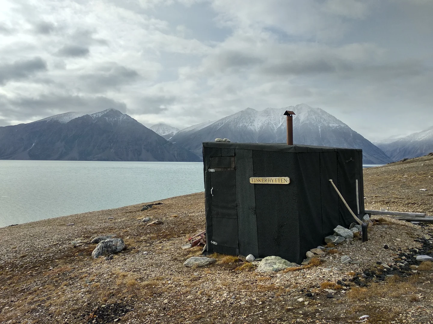 Trapping hut "Fiskerhytten" in Young Sound, NE Greenland