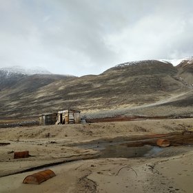 Historic remains in Young Sounds, NE Greenland