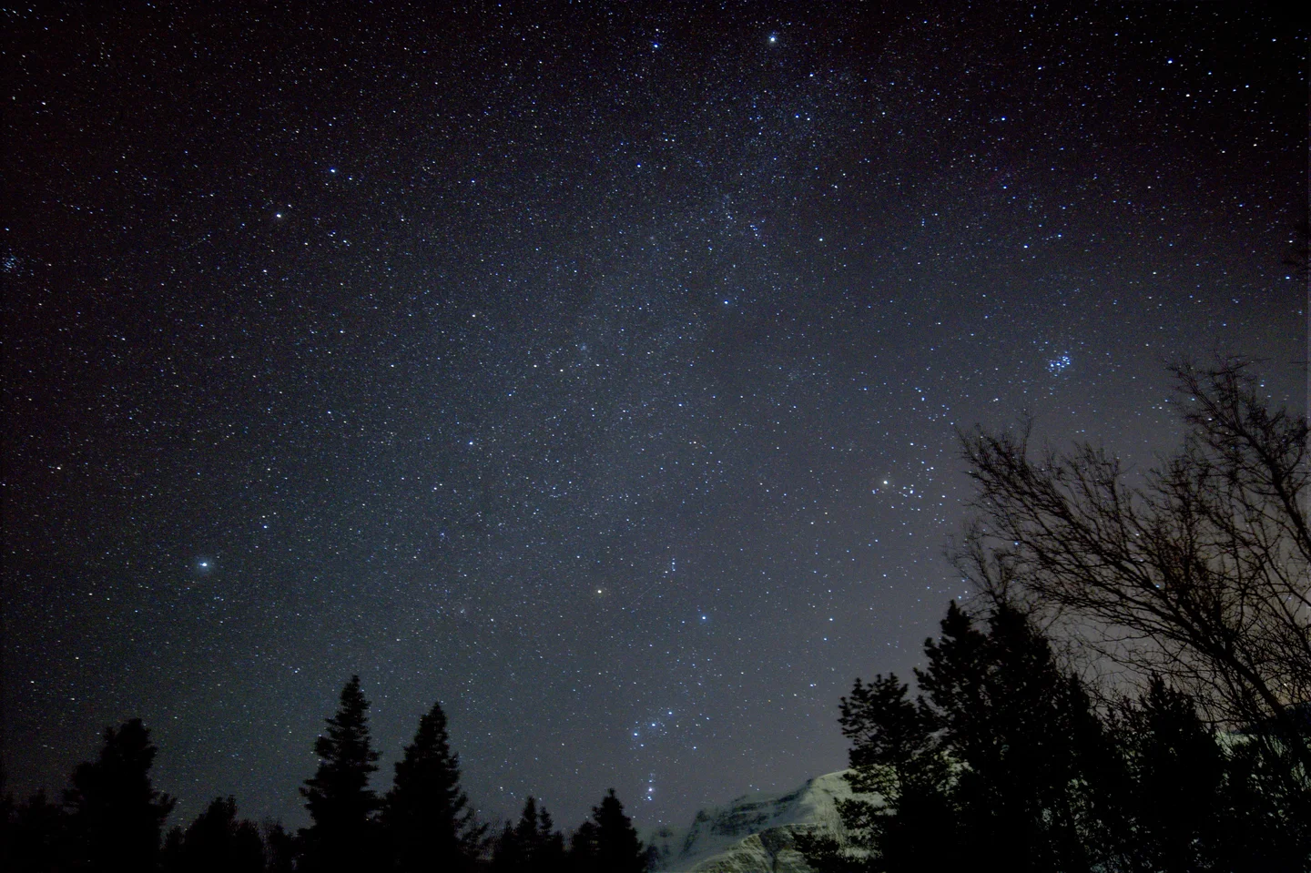 Winter sky in Norway